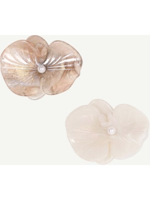 Yargıcı Çiçek Formlu Toka Seti