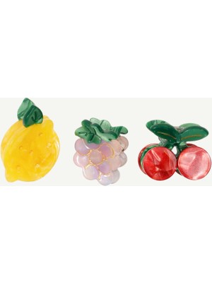 Yargıcı Meyve Figürlü Toka Seti