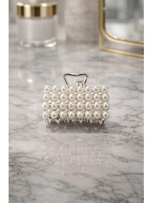 Nati Co Inci Taşlı Metal Saç Tokası