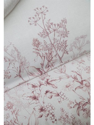 Apricitas Home Tek Kişilik Nevresim Takımı Heather Pudra