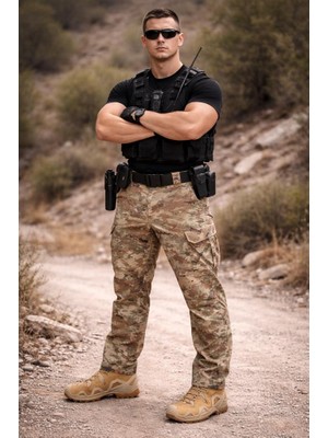 Single Sword Rüzgar Geçirmez Softshell Pantolon (L/MULTİCAM)