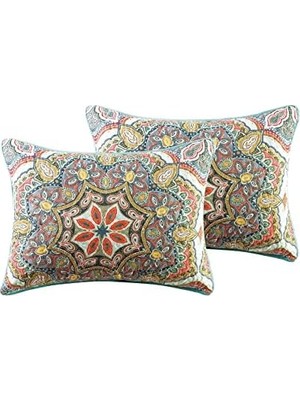 Daisy Store | Yara Koleksiyonu | Yorgan Seti - Ultra Yumuşak Ters Çevrilebilir Örtü Yatak - Hafif, Havalı ve Nefes Alabilir Yatak Örtüsü,, Aqua, 3 Parça