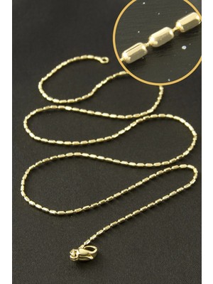 Bijuteri Net Xuping Silindir Zincir Çelik Kolye 45 cm