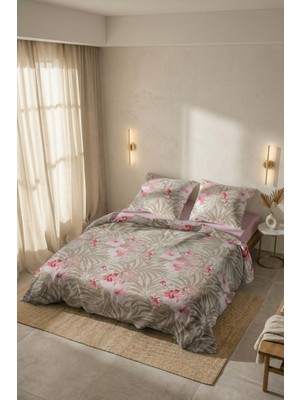 Cotton Collection Çift Kişilik Nevresim Takımı Açelya