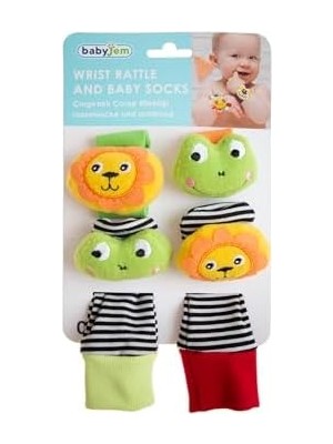 Daisy Store Çıngıraklı Çorap ve Bileklik Aslan-Kurbağa