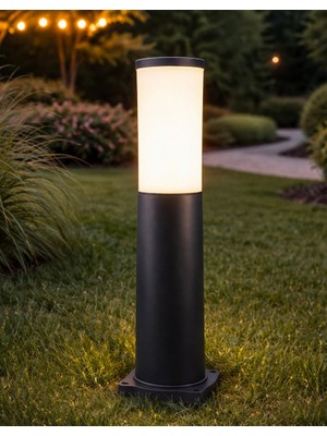 Lambax Yüksek Kalite Sert Plastik Set Üstü Direk Tip Bahçe Armatürü