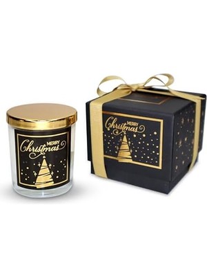 Daisy Store – Yılbaşı Hediyesi, Yılbaşı Çam Ağacı, Ahşap ve Baharatlı Sandal Kokulu, Doğal Bio Balmum, 135 G Kokulu Mum, 40 Saat Yanma Süresi, Lüks Kutulu, Kadın ve Erkek Için Şık Yılbaşı Hediye