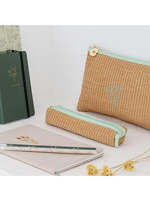 Daisy Store Kalem Çantası Mr Rafya Bahçesi