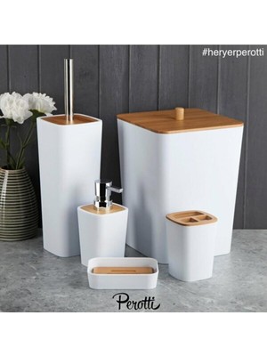 Perotti Braga White Silver Banyo Seti