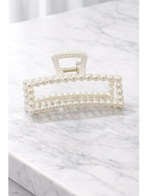 Nati Co Inci Tasarım Dikdörtgen Kadın Saç Tokası