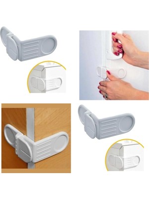 Pileli Store Bebek Çocuk Güvenlik Çekmece ve Dolap Için Kendiliğinde Yapışkanlı Vidasız Köşe Kapak Ki