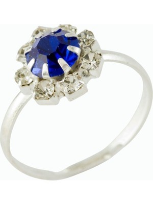 Pileli Store Kristal Taşlı Eklem Yüzük