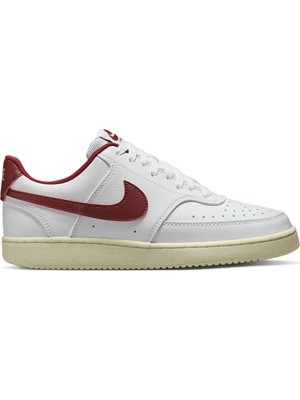 Nike Court Vision Low Nn Deri Görünümlü Şık Kadın Sneakers