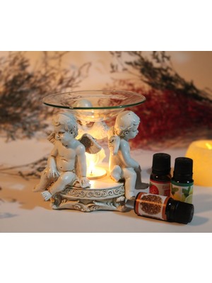 Pileli Store Polyester Melekli Buhurdanlık Model 3