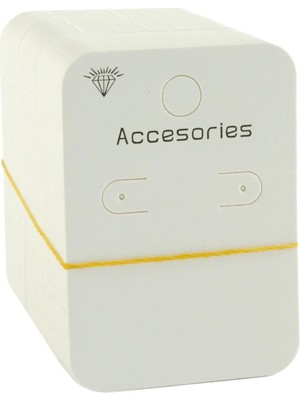 Pileli Store Dikdörtgen Kalın Küpe Kartı 100 Adet