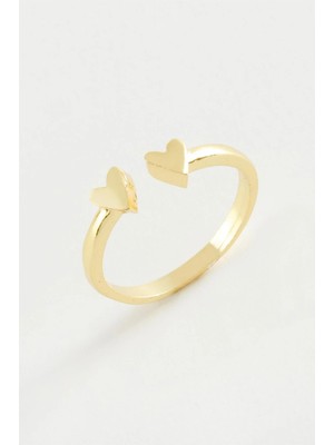 Pileli Store Kalp Eklem Yüzük