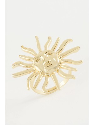 Pileli Store Güneş Metal Yüzük