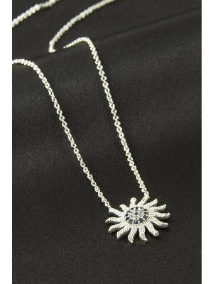 Pileli Store Yıldız Zirkon Taşlı Kolye