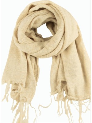 Pileli Store Örgülü Iplik Kışlık Şal