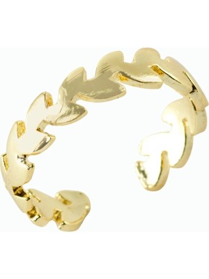 Pileli Store Yaprak Eklem Yüzük