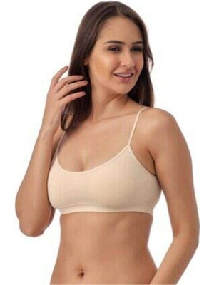 Pileli Store Pedli Ip Askılı Ten Rengi Büstiyer