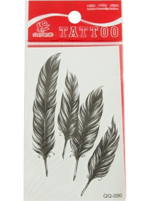 Pileli Store Yaprak Tattoo Dövme Sticker