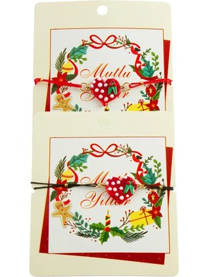 Pileli Store 2026 Yılbaşı Cam Ip Bilekliği