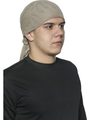 Single Sword Üçgen Fileli Askeri Şal, Fileli Puşi (BEJ)