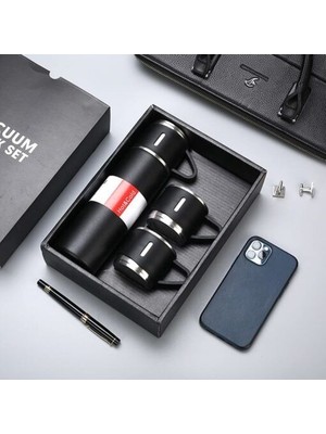 Pileli Store Kutulu Termos Set 500 ml