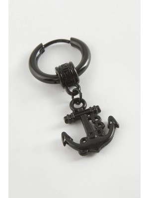 Pileli Store Çapa Erkek Çelik Küpe