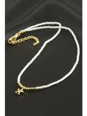 Pileli Store Karışık Kristal Kolye 1 Adet