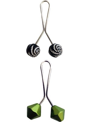 Pileli Store 2 Adet Tesettür Eşarp ve Şal Klipsi Set 15