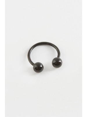 Pileli Store 1 cm Septum Çelik Piercing 1 Adet