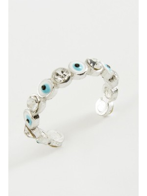 Pileli Store Nazar Taşlı Yüzük