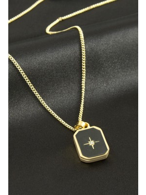 Pileli Store Yıldız Mineli Kolye