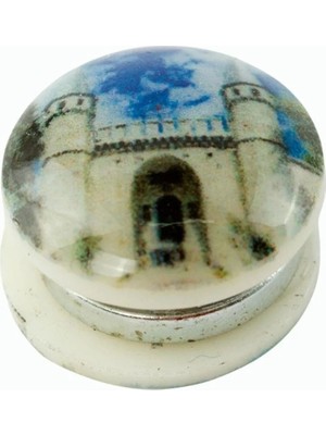 Pileli Store Minare Kupa Eşarp Mıknatısı 1 Adet