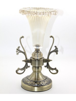 Pileli Store Cam Şamdan Tekli Model 1