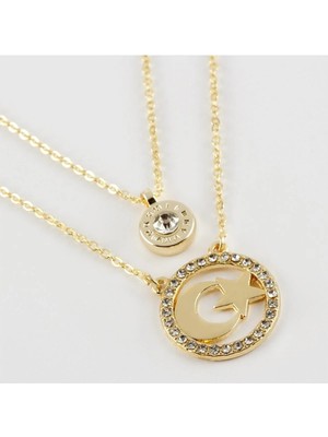 Pileli Store Ay Yıldız Figürlü Yeni Sezon Ikili Kolye