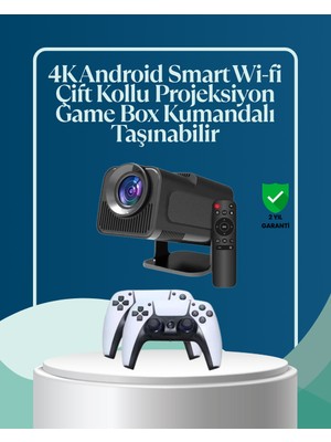 Pileli Store 450 Ansı Lümen, 4K Destekli Kompakt Ev Projektörü