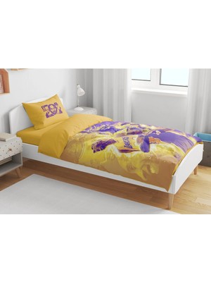 Sarel Group Kobe Bryant Baskılı 3D Tek Kişilik Çarşafsız Nevresim Takımı
