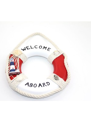 Pileli Store Ahşap Marin Duvara Asmalı Simit Model 2