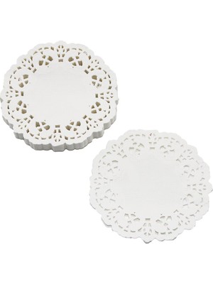 Pileli Store 20PCS   Dantel Kağıt  Bardak Altlık (4887)