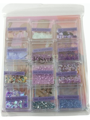 Pileli Store 12'li Lüks Süsleme Taşı