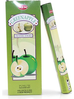 Pileli Store Hem Green Apple Aromalı Çubuk Tütsü