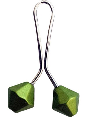 Pileli Store Tesettür Eşarp ve Şal Klipsi Yeşil