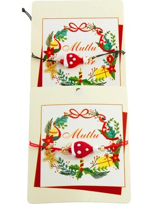 Pileli Store 2026 Yılbaşı Cam Ip Bilekliği