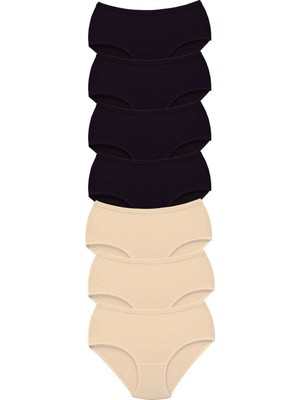 Pileli Store 7 Adet Tutku Kadın Yüksek Bel Bato Kalın Lastik Külot S2