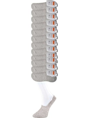 Pileli Store Gri Erkek Babet Çorap 12 Çift