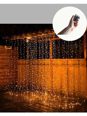 Pileli Store Şelale Tasarımlı Perde LED – Düğün ve Özel Gün Işıkları