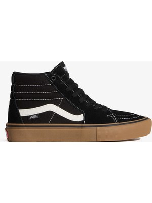 Vans Skate Sk8-Hi Erkek Siyah Sneaker.-